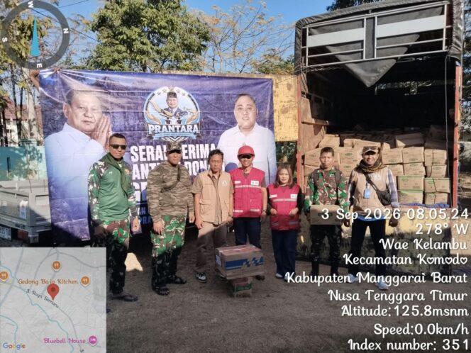 
					DPP Relawan PRANTARA Indonesia Serahkan Bantuan Logistik Gempa NTT melalui PMI Manggarai Barat